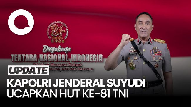 Indonesian National Armed Forces Celebrates 81st Anniversary, National Police Chief Vows to March with the People for Indonesia's Future