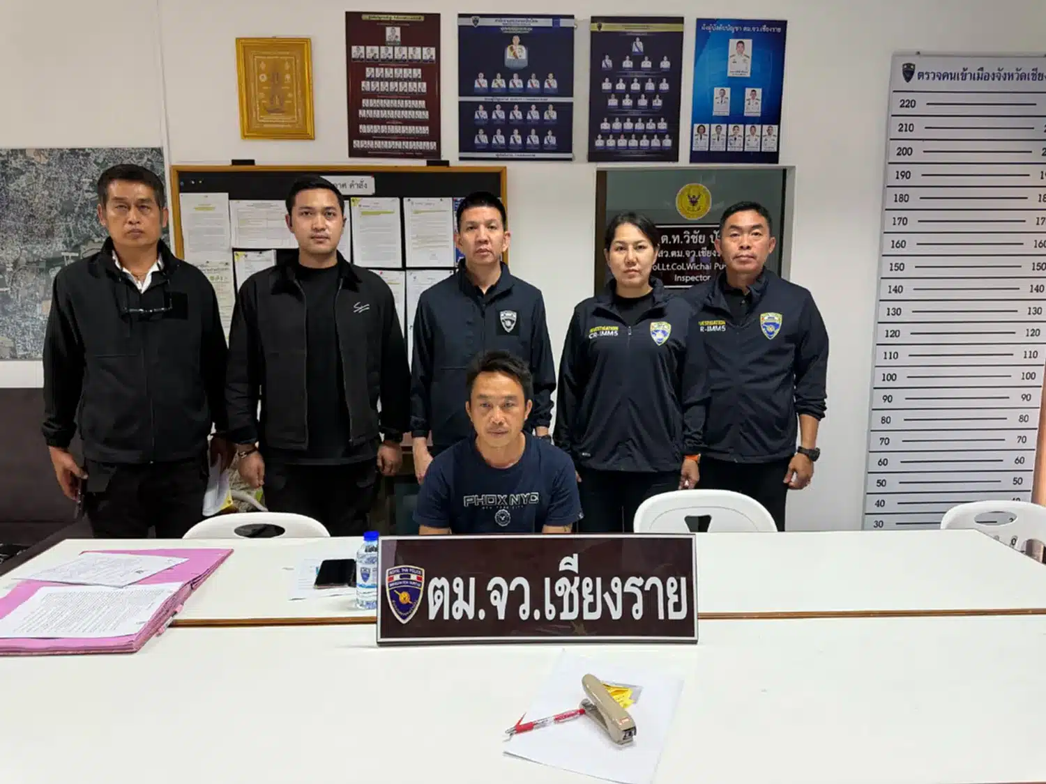 チェンライ国境で密入国斡旋の常習犯を逮捕、相次ぐ中国籍者の不法越境