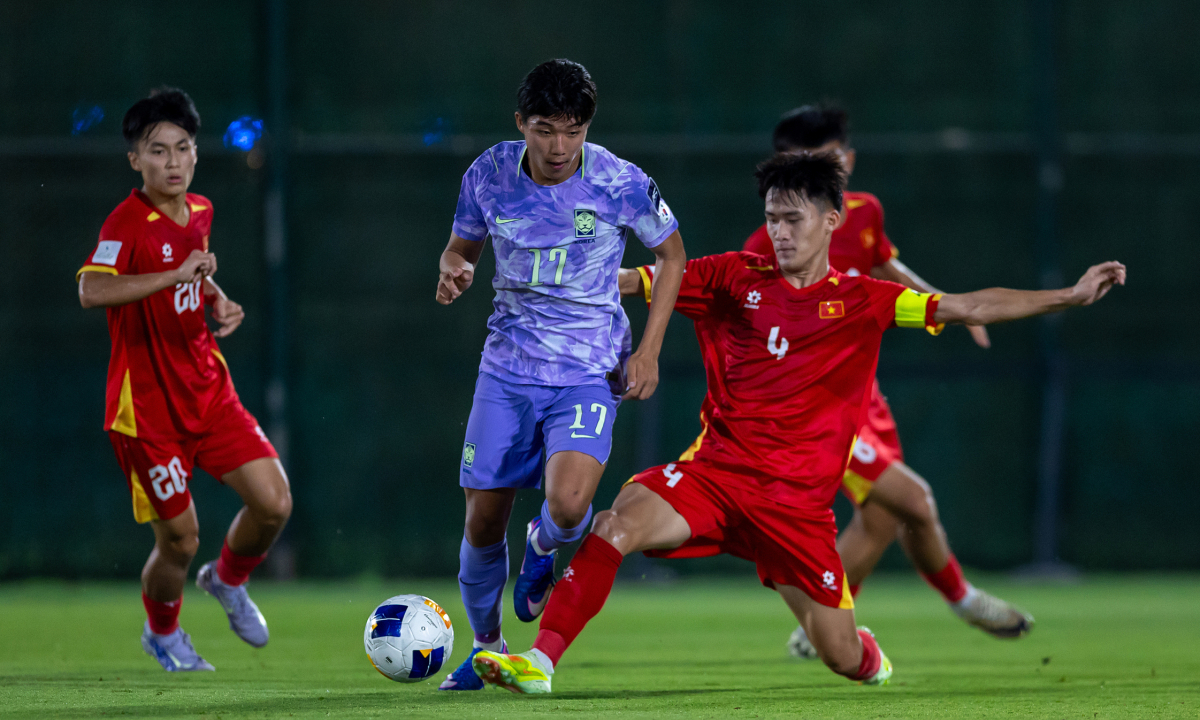 U17アジア杯:ベトナム、終盤の悪夢で韓国に1-4の逆転負け