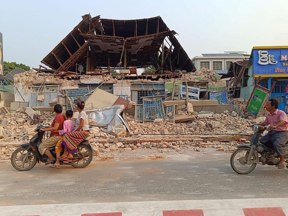 ミャンマー地震被災地、複合危機で食糧難深刻化