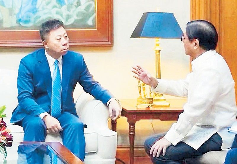 Marcos discusses South China Sea clash with China envoy
