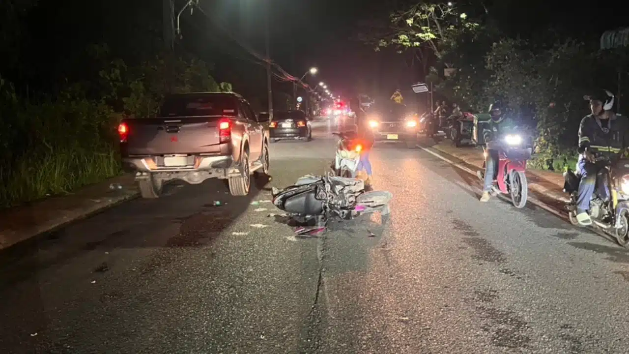 プーケットで飲酒運転、2人死亡 路上に悲劇