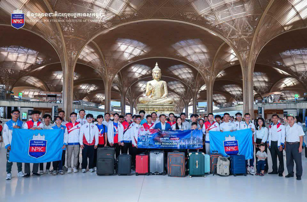 Cambodian Students Depart for International Robot Competition, Showcasing Technical Education Achievements