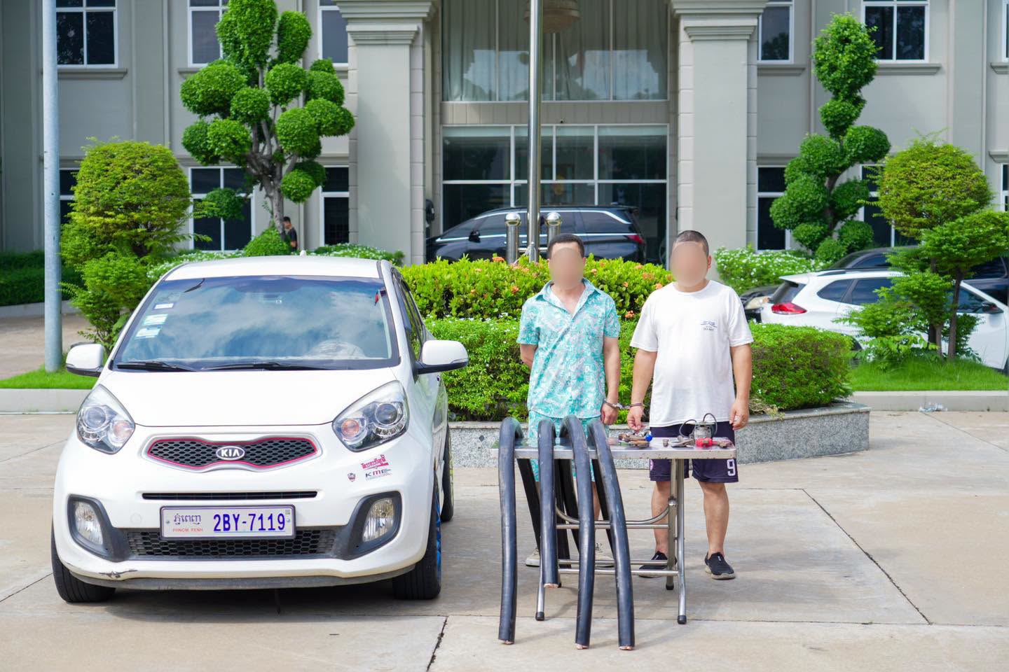 プノンペンで窃盗容疑の4人(中国人2人含む)を起訴