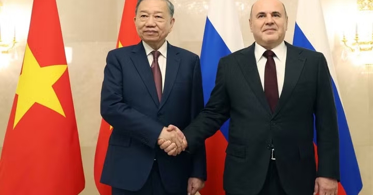 ベトナム・ロシア首脳会談、経済・科学技術協力の深化を確認