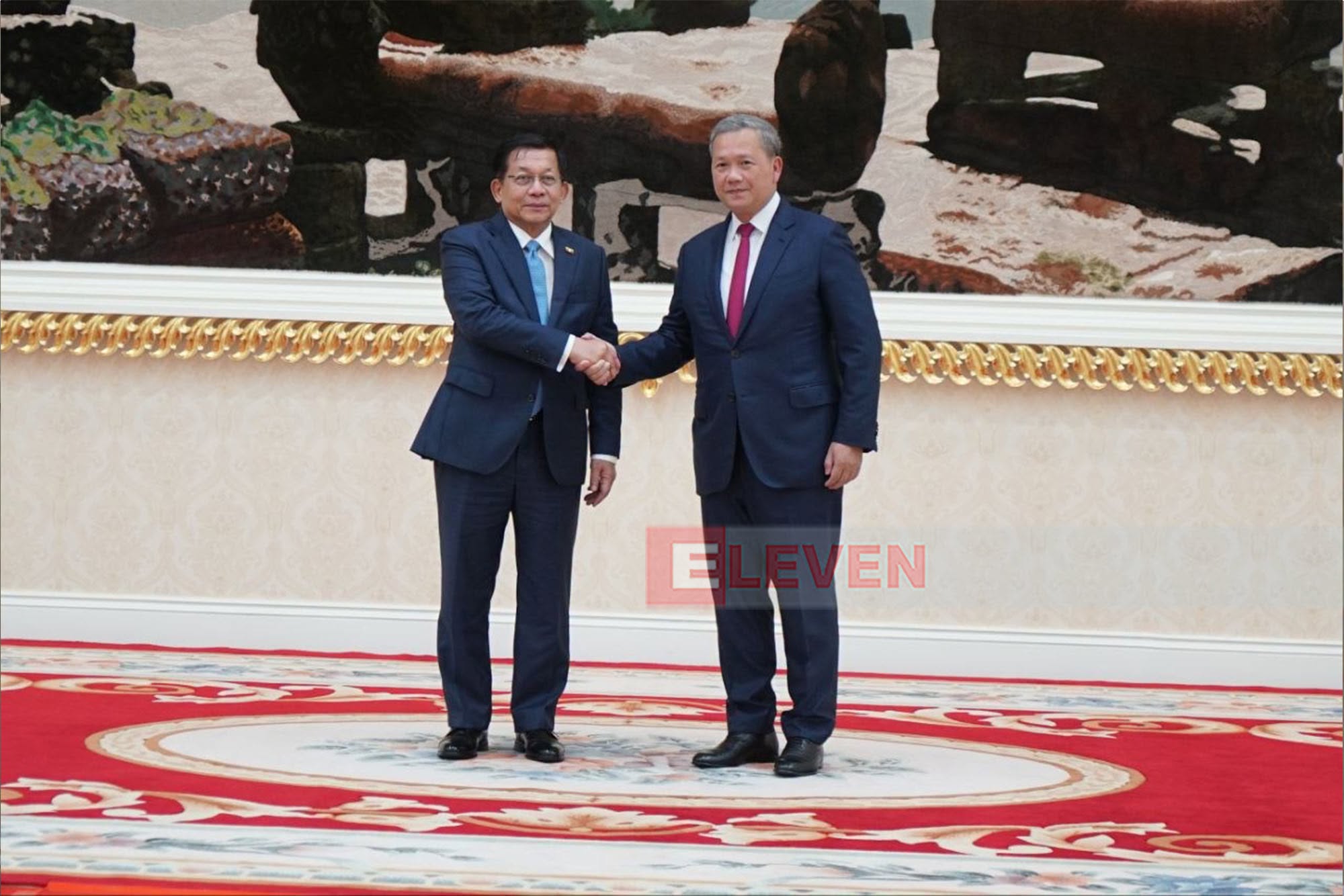 Cambodian PM congratulates on election as President, states will stand by Myanmar in ASEAN