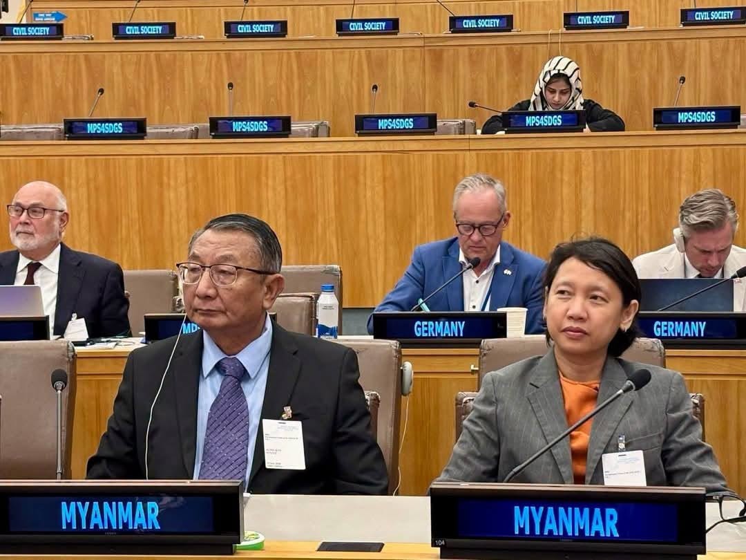 CRPH Delegation Attends IPU High-Level Political Forum at UN Headquarters, Reports Myanmar's Sustainable Development Goals Severely Affected by Military Coup