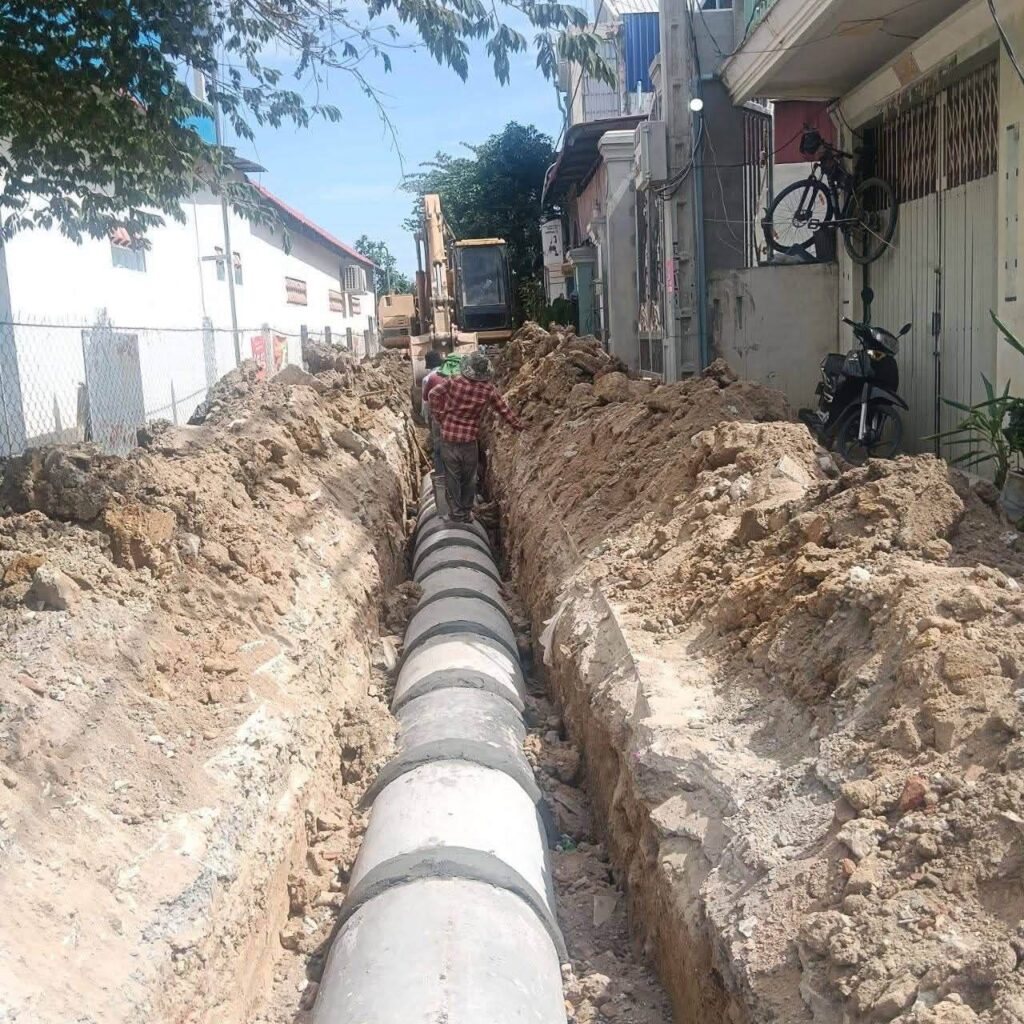 Phnom Penh District Undertakes Major Drainage System Upgrade