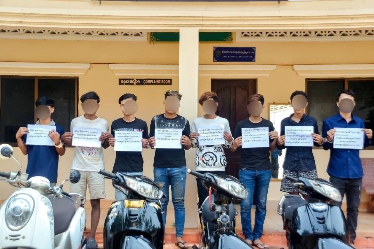 Motorcycle Robbery Gang Arrested in Siem Reap, Stolen Vehicle Returned