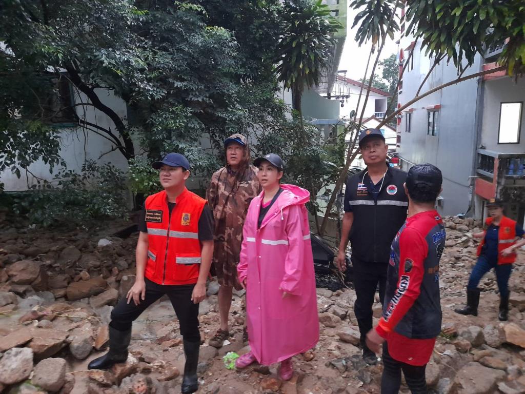 パトン、豪雨で土砂崩れ 住民生活に影響