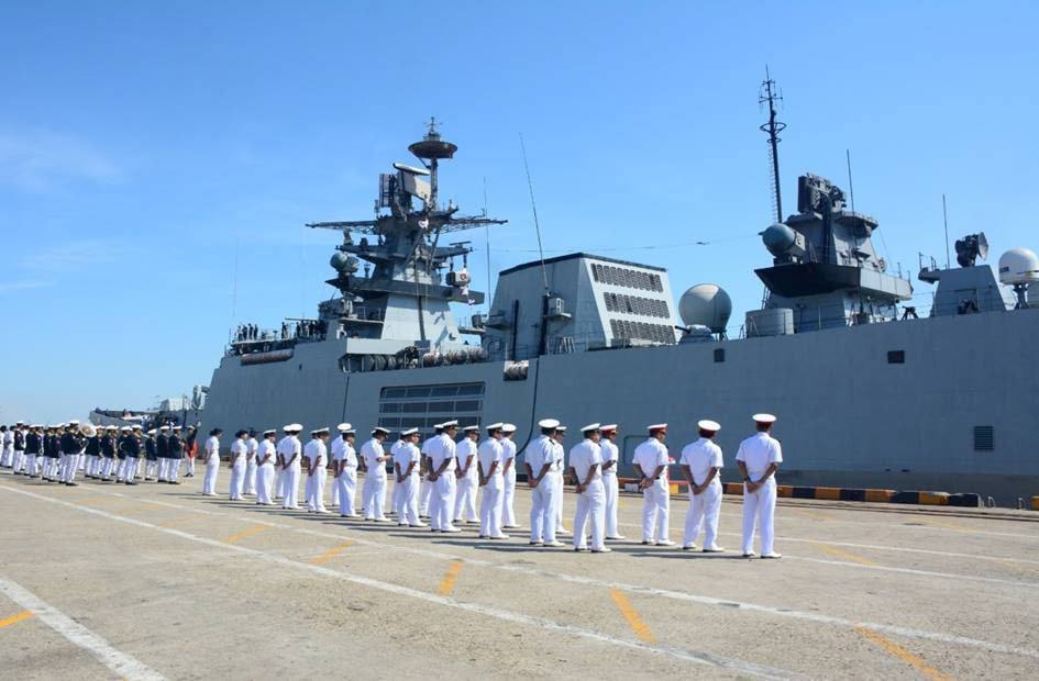 Indian Navy Ships Arrive in Yangon for Goodwill Visit