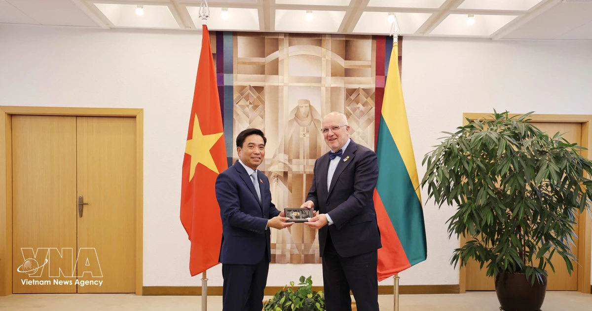 Vietnam, Lithuania Vow to Deepen Ties, Expand Cooperation