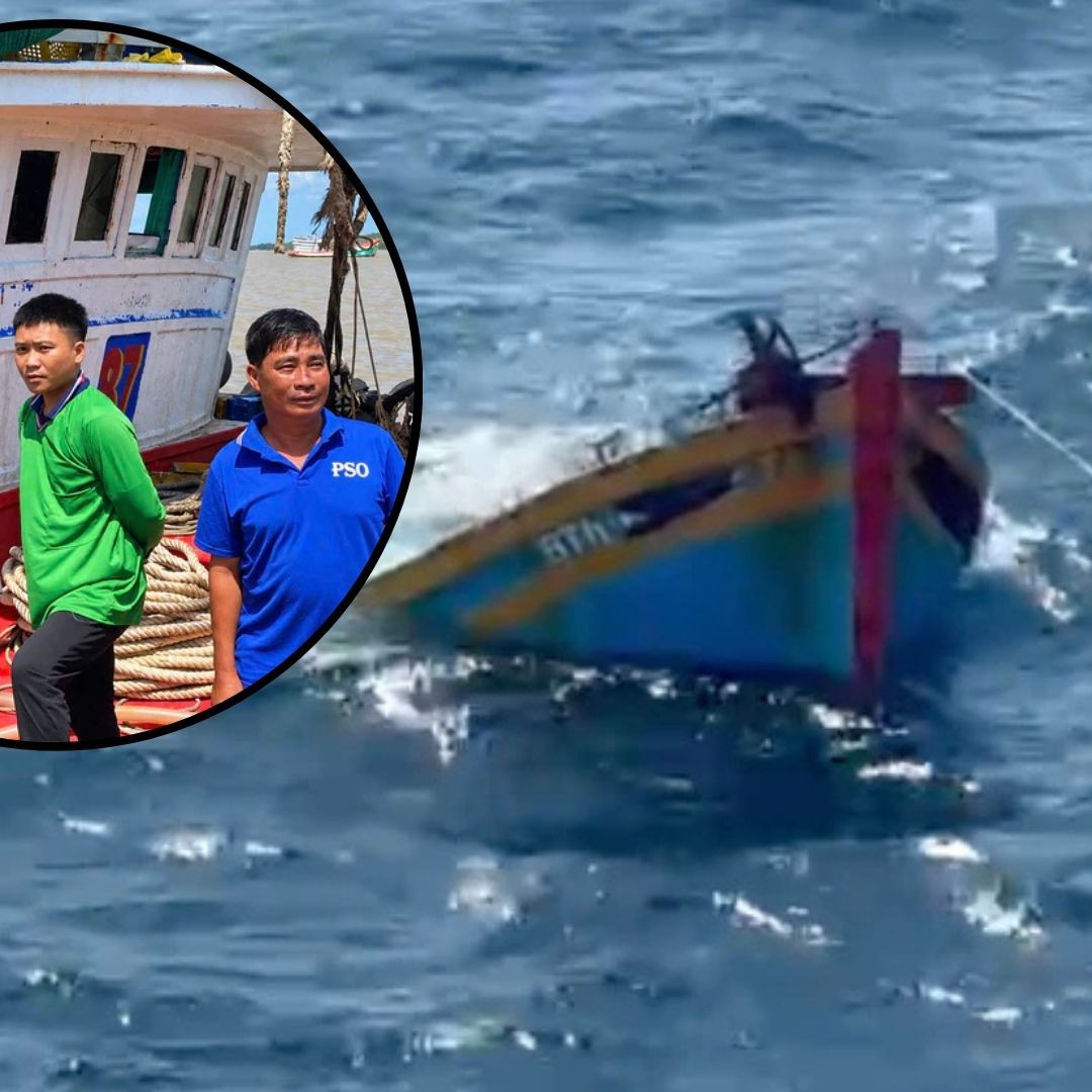 Vietnamese Fishing Boat Survives Nighttime Sinking, Highlighting Rescue and Safety Challenges