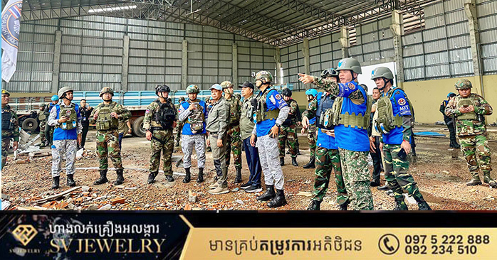 カンボジア・タイ国境地帯でASEAN監視団が状況調査