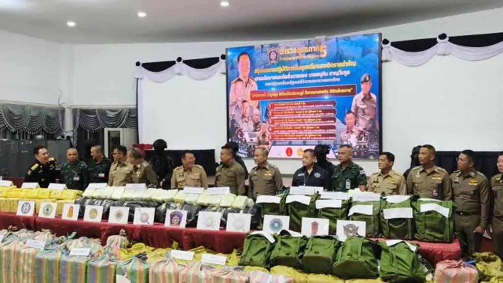 タイ北部、大規模麻薬摘発で覚醒剤1560万錠押収