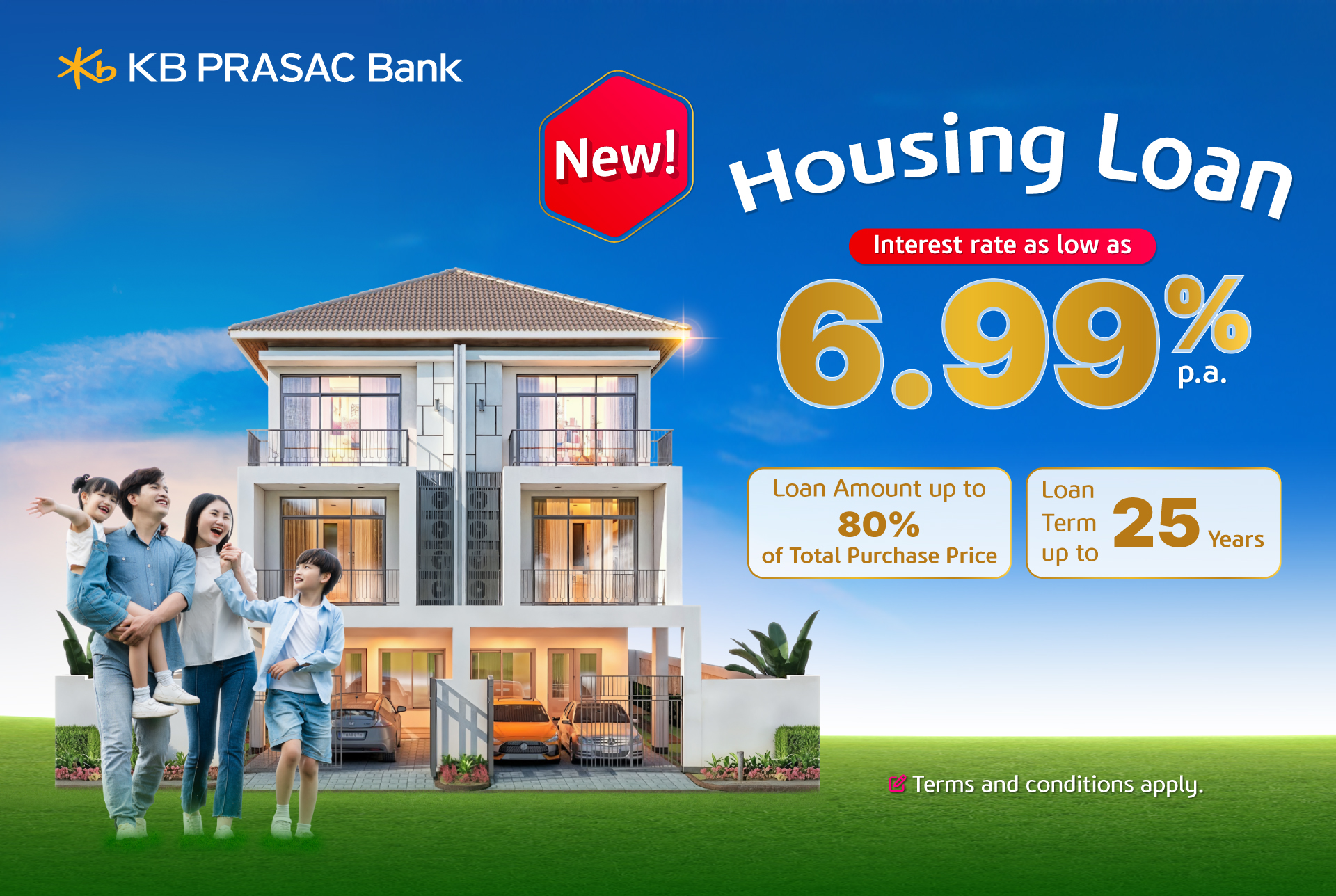 KB PRASAC Bank Launches Housing Loan at 6.99% p.a. to Aid Cambodian Homeownership