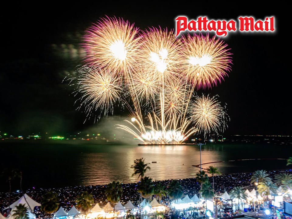 Pattaya Fireworks Festival Focuses on Hotels, Traffic, and Beach Spots