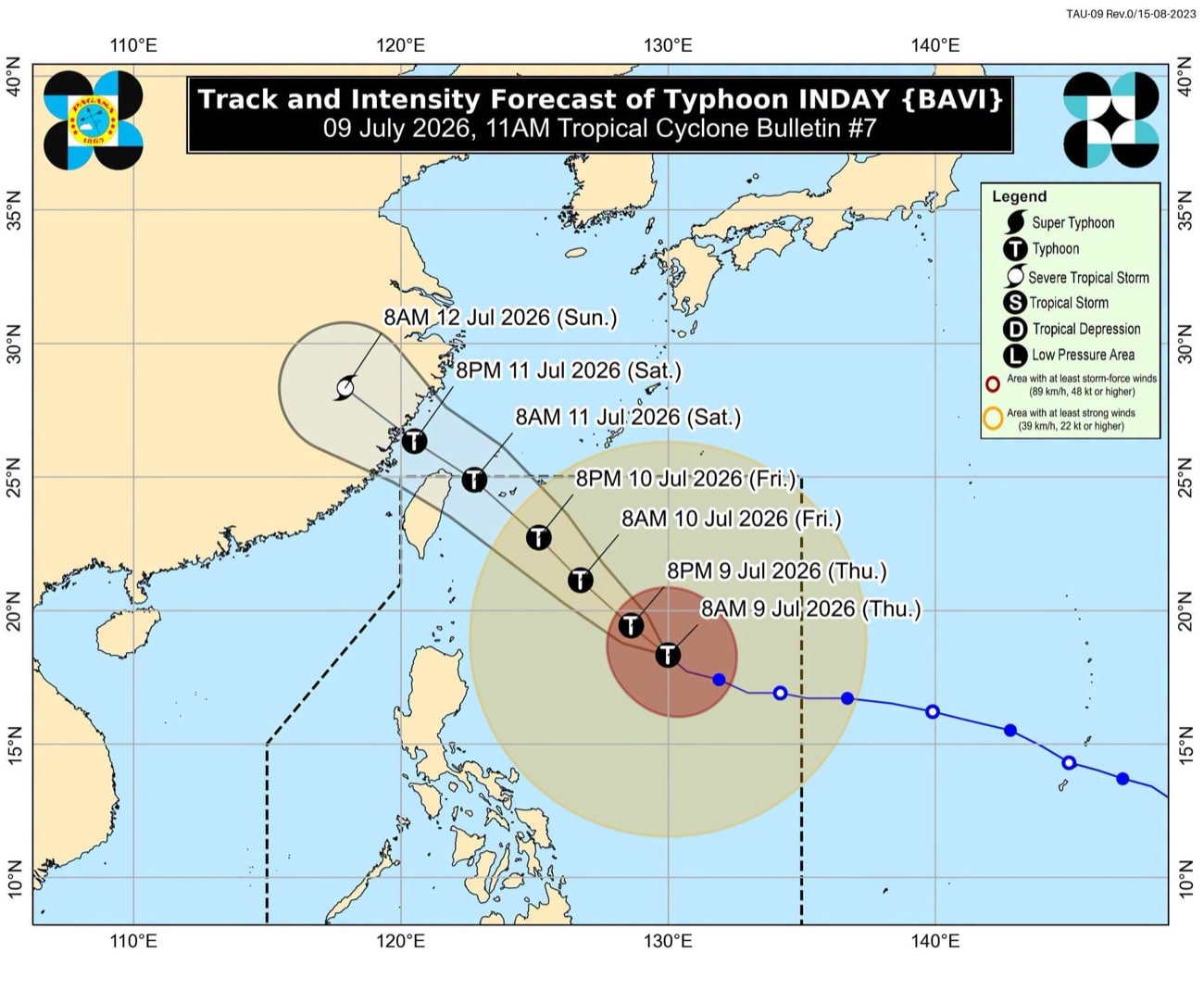 台風「インデイ」接近、ルソン島のマニラ首都圏開発庁がショッピングモールに駐車場開放を要請