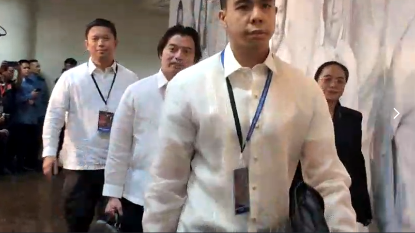Sara Duterte's defense team arrives at Senate for impeachment trial opening