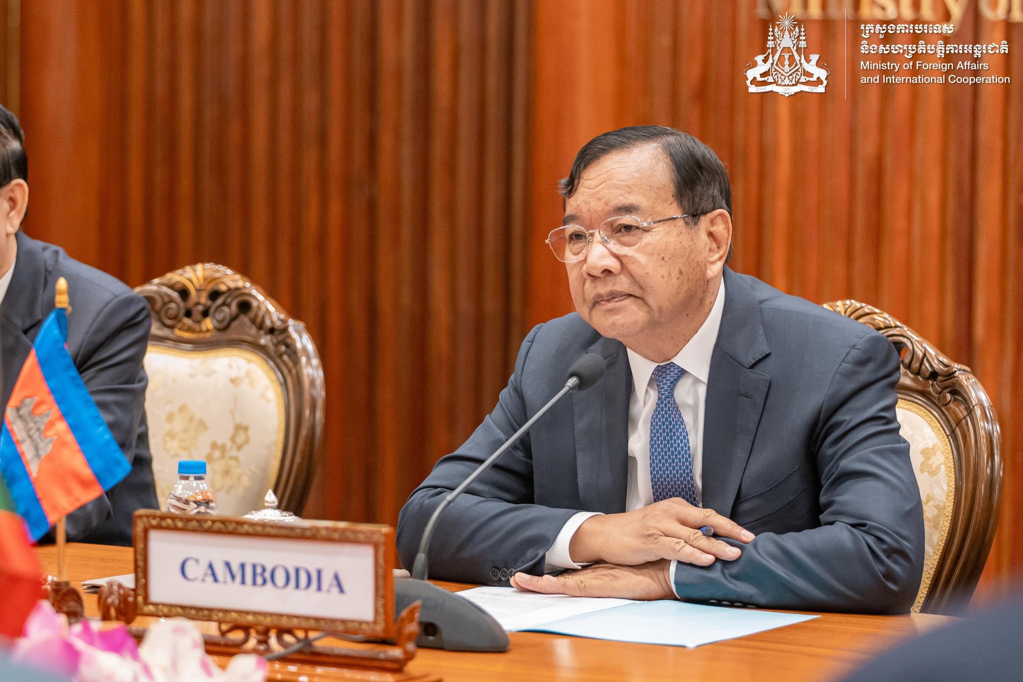 カンボジア外相、タイとの国境・海洋問題で強硬姿勢を維持