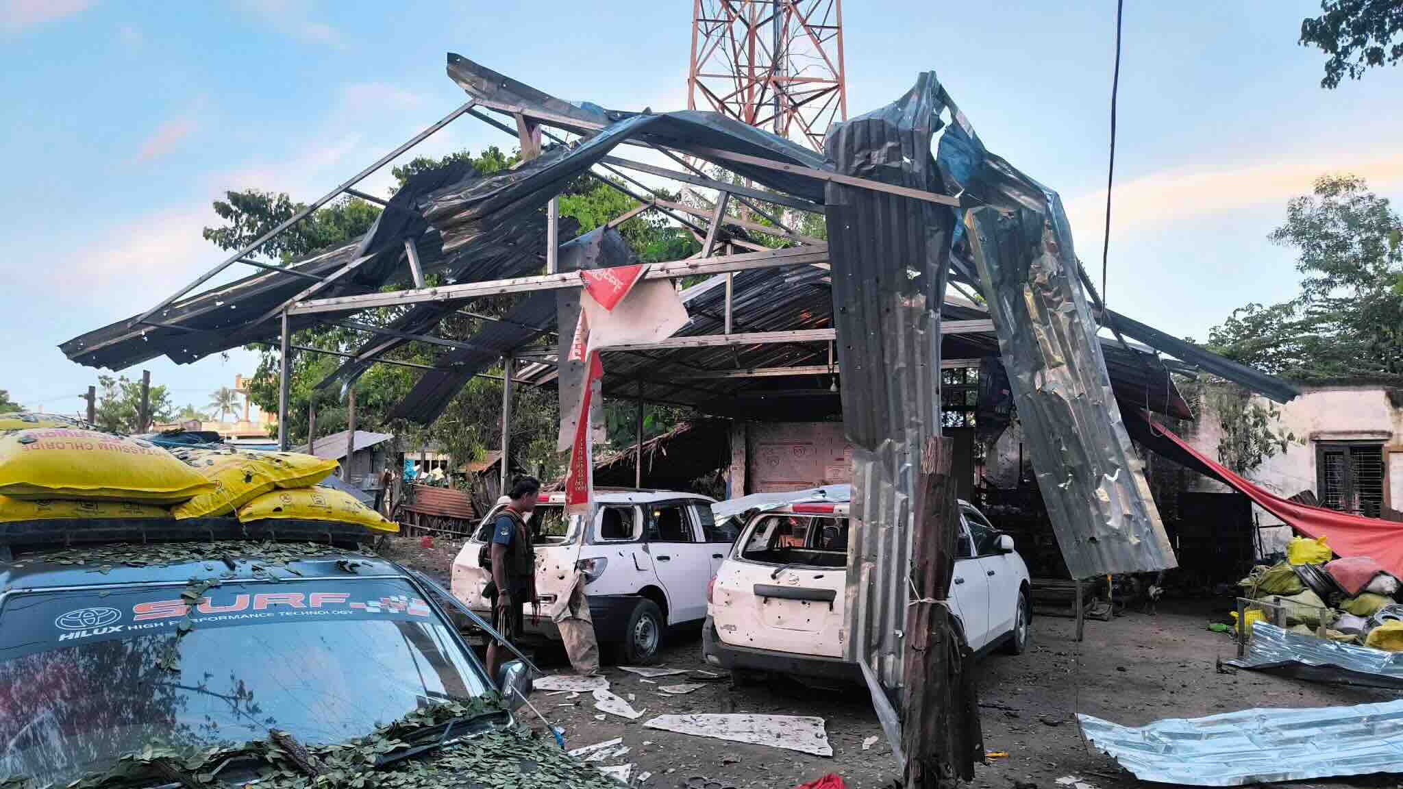 Myanmar military kills 7 in airstrike on Sagaing car workshop