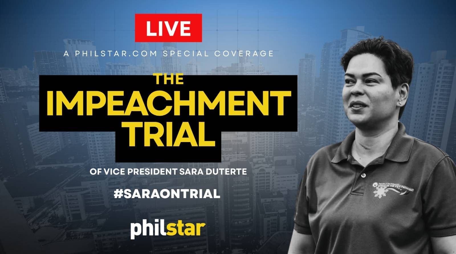 副大統領弾劾裁判、開廷 副大統領サラ・ドゥテルテ氏、機密費問題などで審理へ