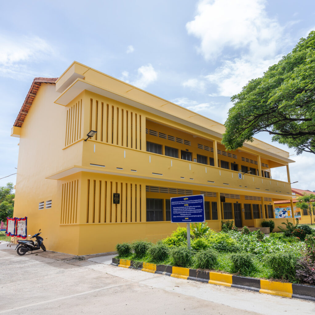 ABA Bank Renovates High School in Sihanoukville, Enhancing Educational Environment