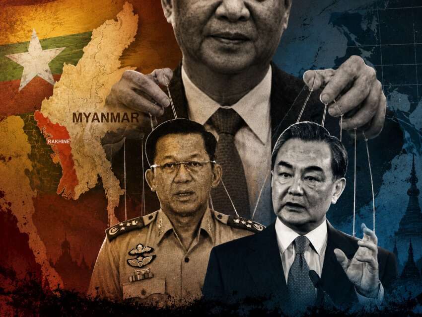 ミンアウンフライン氏、アラカン軍(AA)との和平仲介とラカイン州の奪還支援を中国に要請