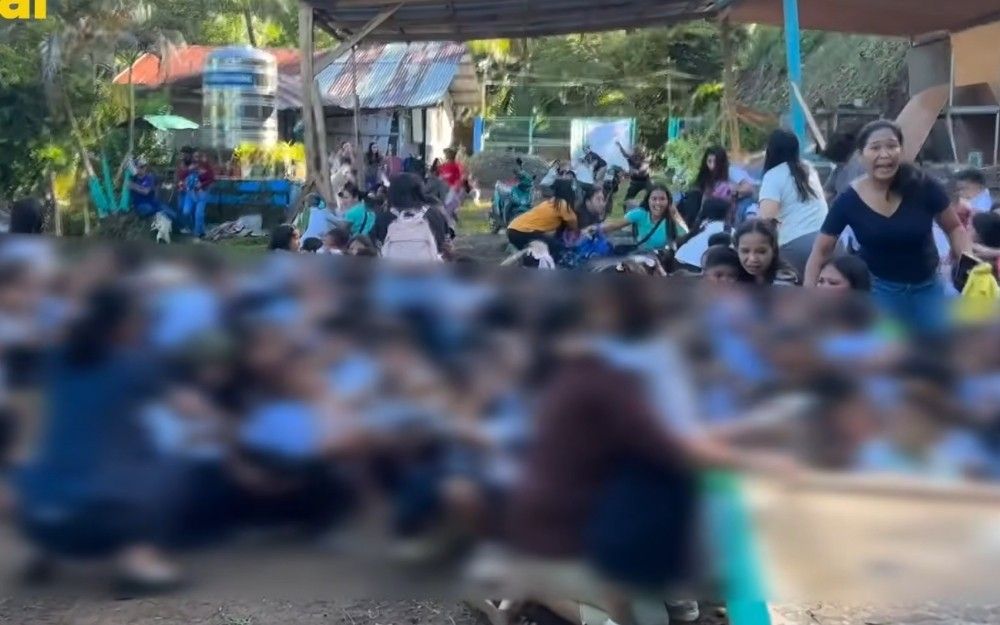 ダバオ・オクシデンタルで地震発生、小学校で運動会中に揺れ