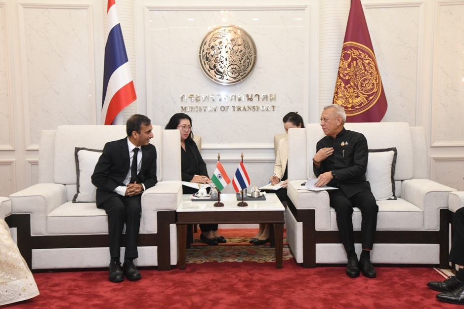 Thailand and India Discuss Strengthening Cooperation in Aviation, Maritime, and Road Transport