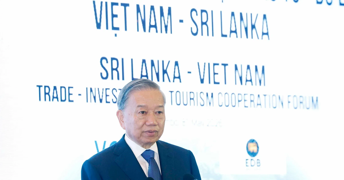 Top leader urges stronger Vietnam-Sri Lanka economic connectivity