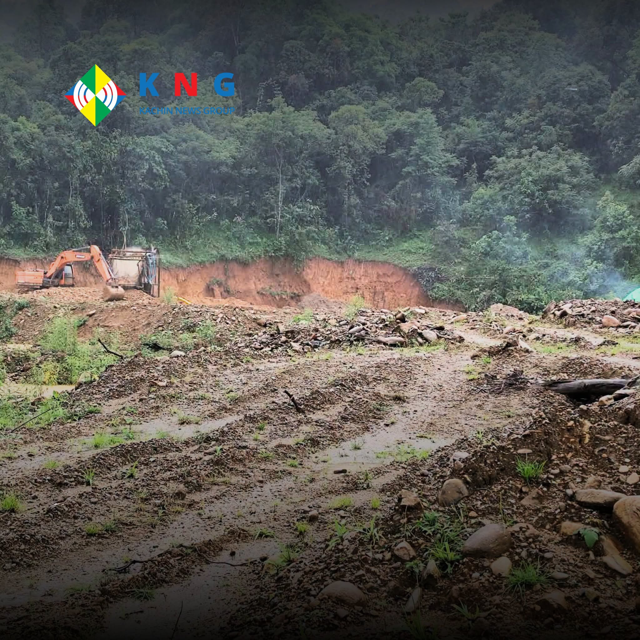 Excessive Gold Mining Damages Farmland, Roads, and Bridges in Kachin State’s Putao Township