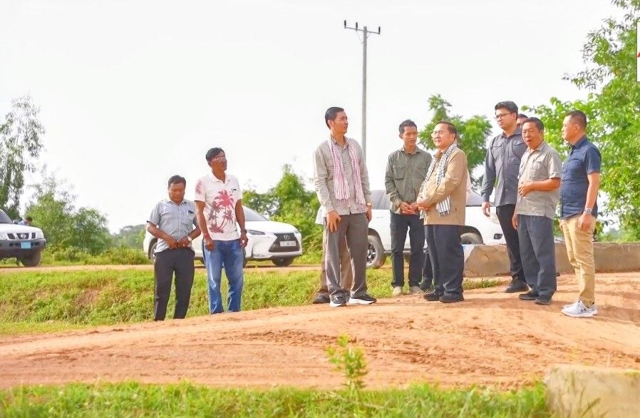 Battambang Authorities Inspect Water Reservoirs Amid Drought to Expedite Farmer Aid