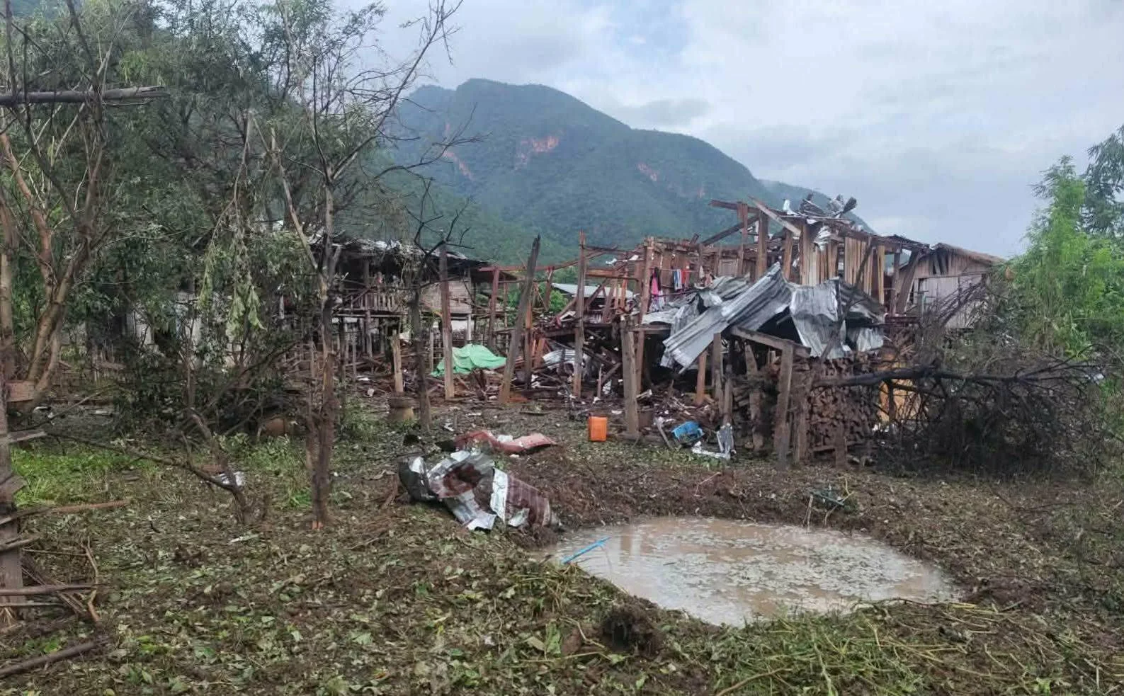カレンニー州で軍事政権によるドローン・空爆で子供6人含む市民12人死亡