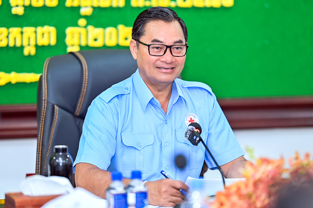 Cambodia Red Cross Reviews First Half Activities in Kampong Speu Province