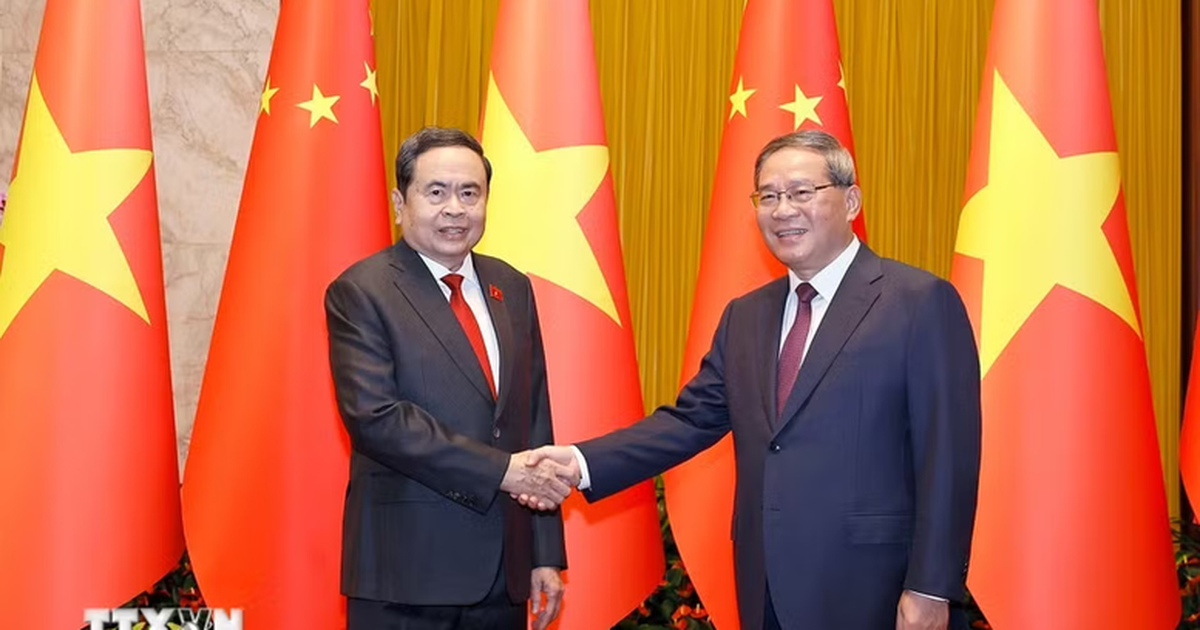 ベトナム国会議長、中国首相と会談 経済・インフラ連携強化で一致