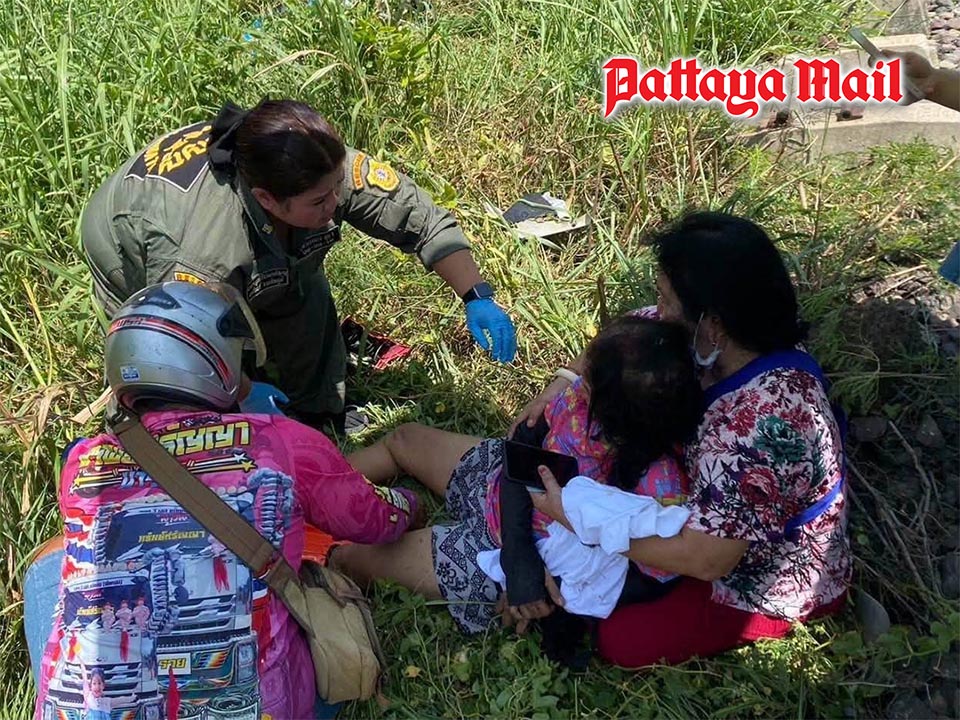 Woman Injured in Train-Motorcycle Collision Near Pathum Thani Industrial Estate