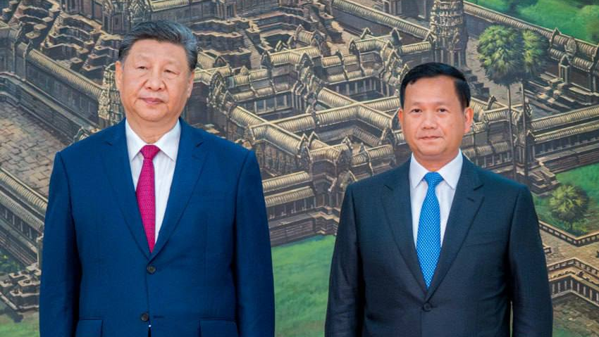 フン・マネト首相、中国で習近平国家主席らと会談へ AI会議にも出席