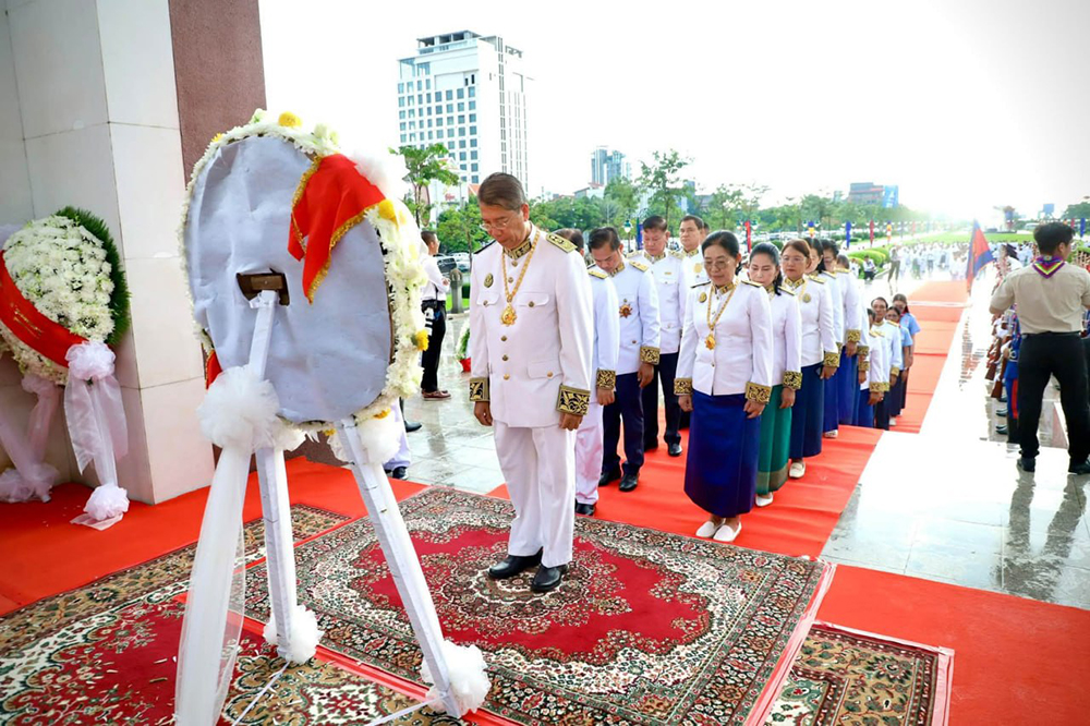 カンボジア赤十字、シハヌーク国王追悼式典に参加