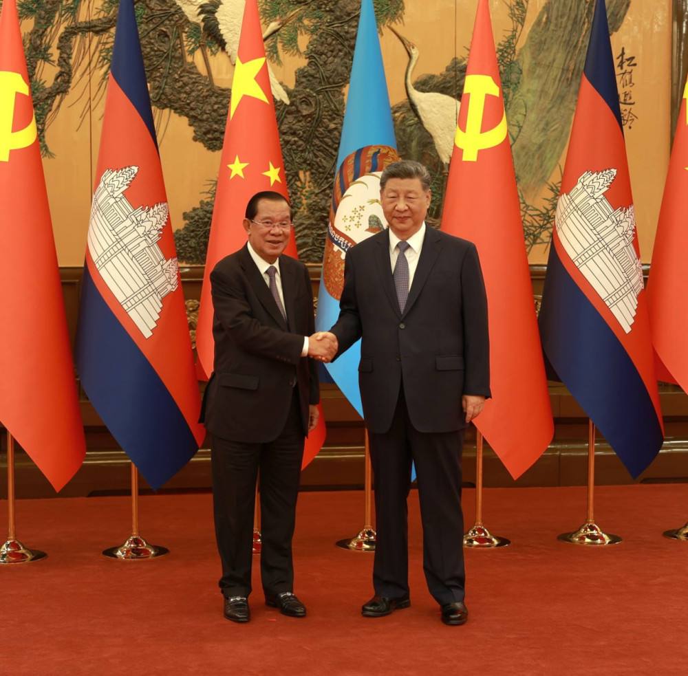 Hun Sen Congratulates China on 77th Founding Anniversary, Affirms Deepening Ties