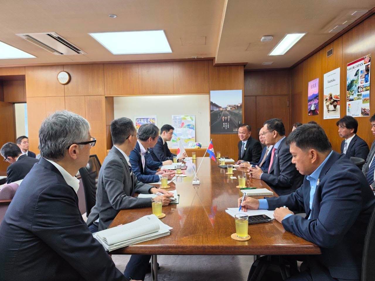 カンボジア、日本と水資源管理・農業分野で協力強化へ