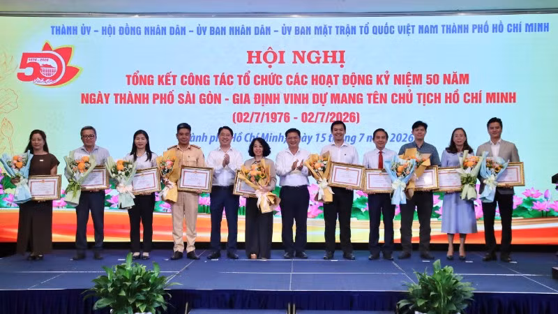 Ho Chi Minh City Reviews 50th Anniversary Events Honoring President Ho Chi Minh