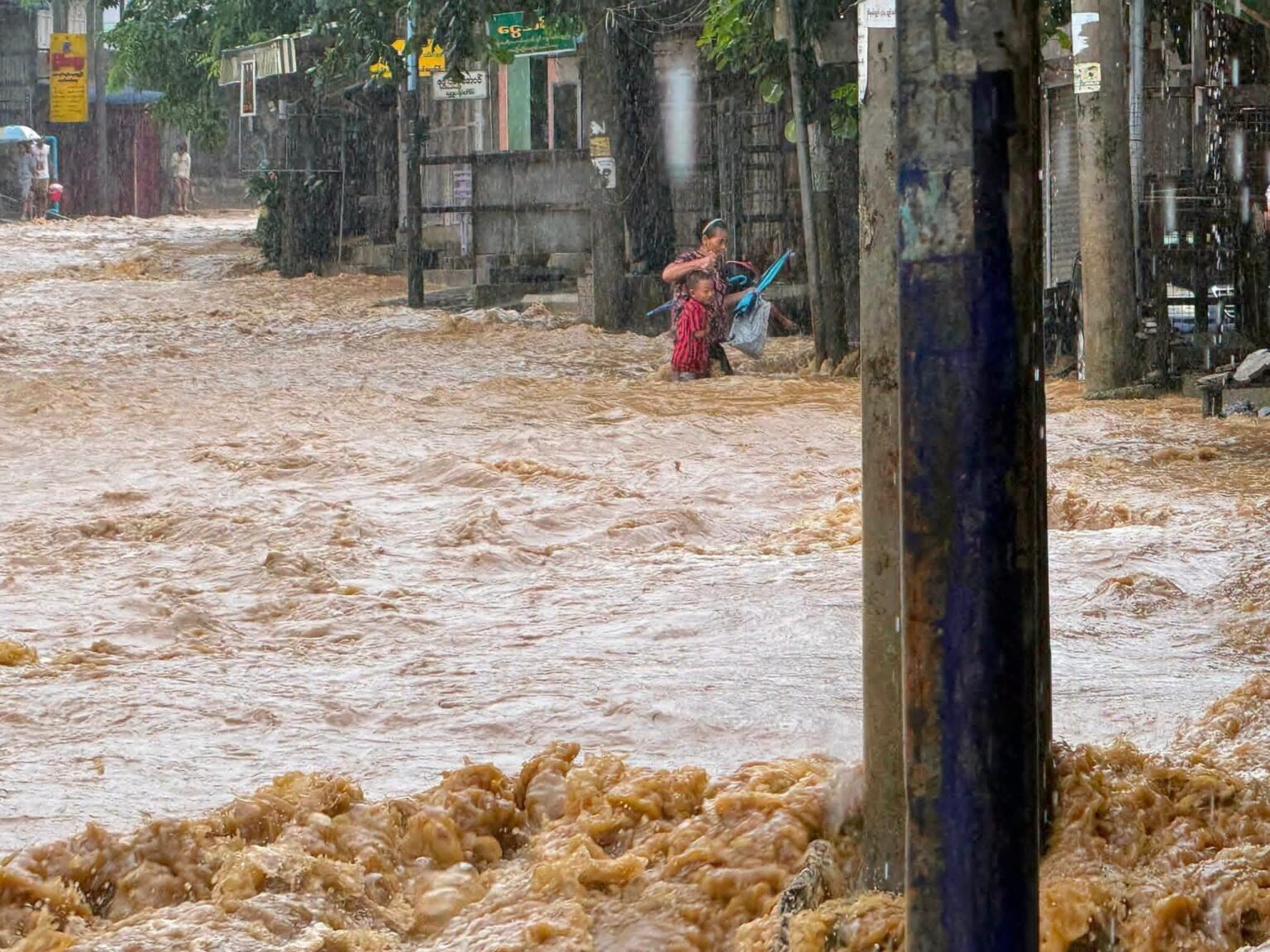 Flooding in Myanmar’s jade-mining hub kills toddler, affects about 5,000 people