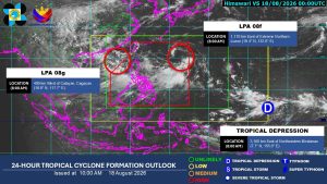 Philippines Monitors LPAs, Tropical Depression Amid Persistent Southwest Monsoon