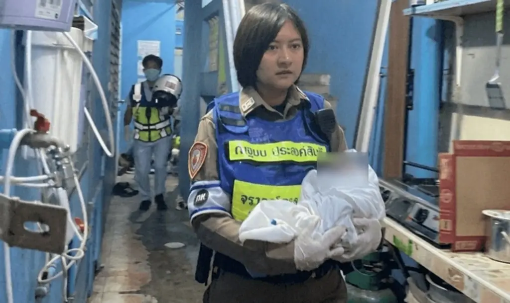 Bangkok Female Police Officer Hailed as Hero for Assisting Twin Birth