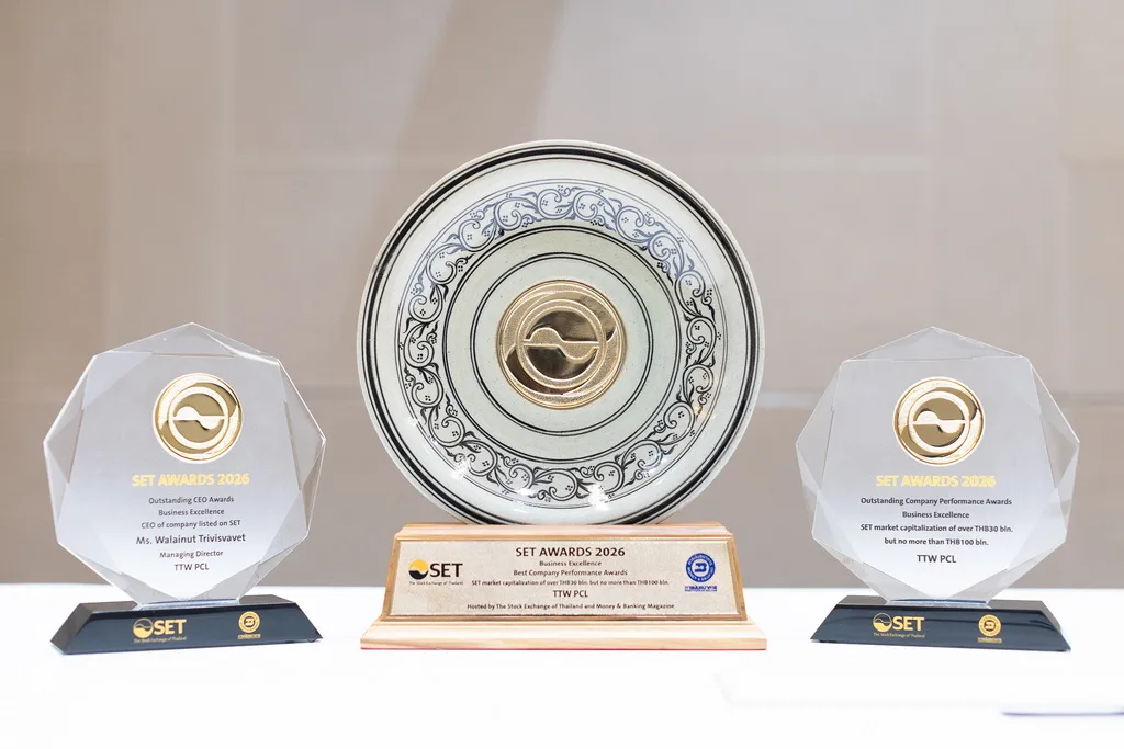 TTW Secures 3 Awards at SET Awards 2026, Reflecting Stable and Sustainable Business Growth