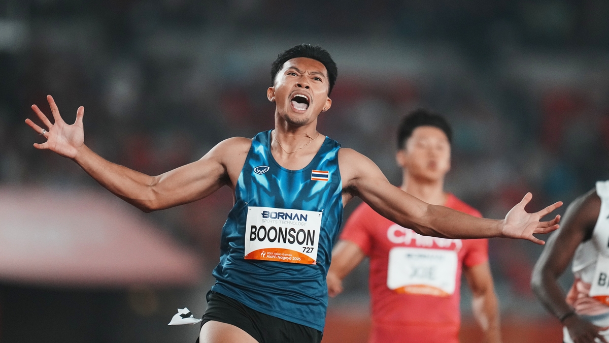 タイ、48年ぶりのアジア大会男子100m金メダル獲得