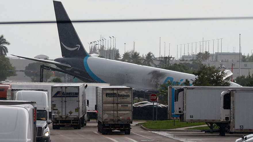 Amazon Cargo Plane Overshoots Runway in Miami, Killing At Least 5