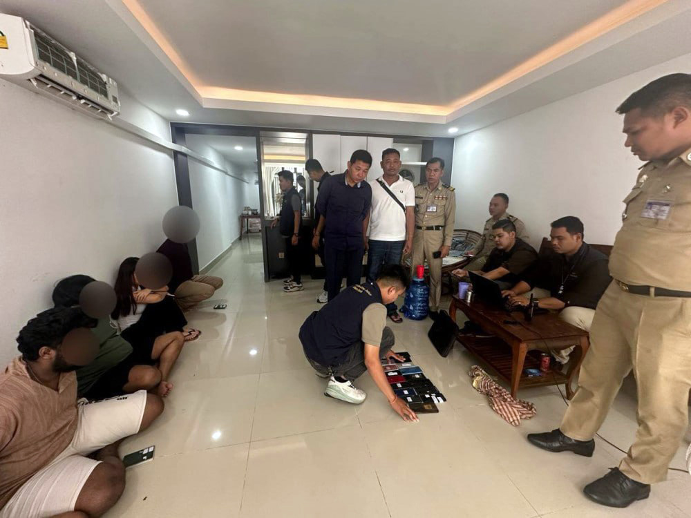 Phnom Penh Crackdown Nets 94 Tech-Scam Sites, 8 Foreign Nationals Arrested