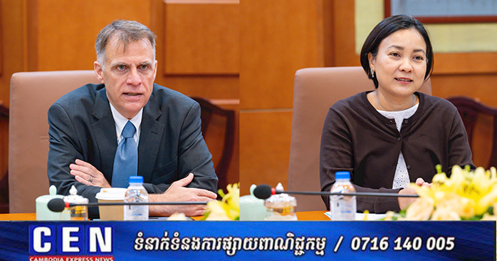 Cambodian Central Bank Governor Discusses Economic and Financial Situation with US Treasury Official